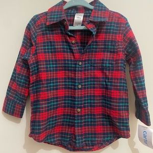 Carter's holiday button down